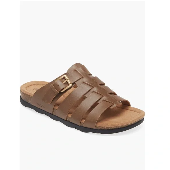 Earth Spirit Frisco Light Taupe Suede Womens Walking Sandals 40713-99